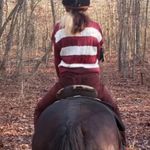 SO Sweater vest small oversized knit pull over sweater layering preppy equestrian Photo 0