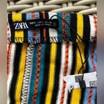ZARA Multicolor Striped Knit Romper small vacation beach Photo 3
