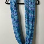 Talbots  Blue Floral/Aztec Infinity Scarf Photo 0