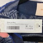 Skies Are Blue Stitch Fix  Woven Mixed Print Moto Jacket Sz.M NWT Photo 5