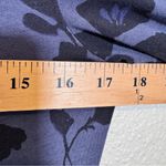 Pendleton  Blue Black Floral Mini Ruched Bodycon Dress Women S Casual Long Sleeve Photo 6