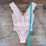 Victoria's Secret Victoria’s Secret Very Sexy Soft Pink Lace Teddy Size XS Lace Bodysuit Photo 8