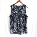 c&e | Pineapple Patterned Tank Top Blue Size XL Photo 1
