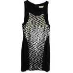 Blessed Are The Meek Dress Black Silver Sequin Sparkly Cocktail Size 0 NWT Photo 2