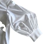 Jason Wu White Poplin Blouse Lace Trim Reworked XS Photo 7