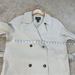 L.L. Bean Women’s Long Trench Coat Classic Double Breasted Belted in Beige SP Gray Size undefined Photo 10