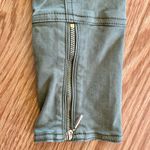 White House | Black Market Olive Green Cotton Moto Jacket Womens 0 Photo 11