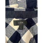 J. Crew Blue Buffalo Plaid Flannel Wool Blend Half Zip Popover Shirt Jacket‎ XS Photo 2