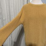 Cotton On Women Knit Sweater Mustard Crew Neck Long Dolman Sleeve Size Large Photo 2