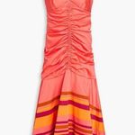 Veronica Beard  Fitz ruched cotton-blend poplin midi dress, Size 0, $550 Photo 0