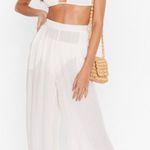 Nasty Gal White Beach Pants Photo 0