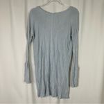 Free People | Waffle Knit Thermal Long Sleeve Light Blue Rayon Blend Womens S Photo 6