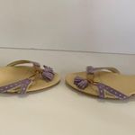 Burberry purple tassel sandals shoes 36.5 6.5 Italy RARE HTF DESIGNER Photo 6