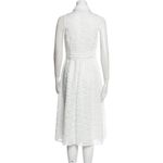Kate Spade NWT  New York Leaf Lace in Fresh White Button Front Shirt Dress 14 Photo 3