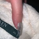 Ralph Lauren Monogram cursive  fuzzy cozy Sherpa robe XL $120 comfy spring Photo 4