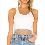 superdown Madison Rhinestone Tank in White XS Photo 0