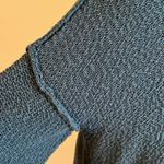 Aerie longline oversized hunter green textured side splits knit sweater Photo 5