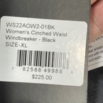 PXG Womens Cinched Waist Windbreaker Jacket XL Black Golf Coat NWT $225 Rainwear Photo 10