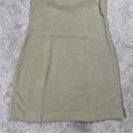 Ethos Paris 100% Organic Cotton Calcutta Sleeveless Mini Dress Textured Sable L Tan Size L Photo 2