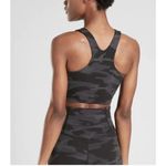 Athleta  Top Womens Small Black Grey Camo Print Conscious Crop Tank‎ Photo 1