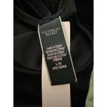 Victoria's Secret  black velvet rhinestone back cutout bodysuit Size Large NWT Photo 4