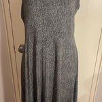 Athleta Santorini Thera Printed Sleeveless Dress in Mojave Laurel/Black. Size L. Photo 0