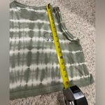 Ivory Ella green lily pad tie dye cropped tank top S Photo 7