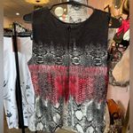 Yoana Baraschi  Black, red and White Patterned Blouse Photo 1