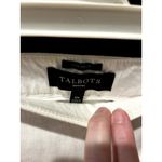 Talbots 10 Petite White Chatham Style Trouser Pant Side Zip Photo 1