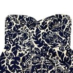 Trina Turk BLUE WHITE STRAPLESS BIG BOW DRESS 8 Photo 4