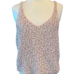 Moon & Madison tank sweater cropped V-neckline front & back knitted size large Photo 0
