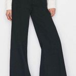 Frame Wide Leg Black Jeans Photo 0