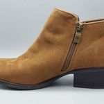 X-Appeal Ladies Brown Zip Up Stewart Booties Boots Size 8 Block Heel Faux Suede Photo 5