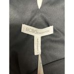 BCBGeneration Women Black Plunging V-Neck Pullover Keyhole High Low Midi Medium Photo 7