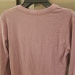 James Perse 💕💕 Long Sleeve Slub Jersey Henley ~ Tyrian 0 NWT Photo 7