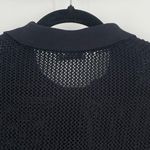 Closed Women's Black Short Sleeve Mesh Knit Collared Placket Polo Shirt Size‎ 24 Size 2 Photo 7