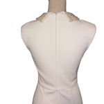 Betsey Johnson Betsy Johnson Women’s Sheathed Dress Pearl Embellished Collar Off White Size 4 Photo 5