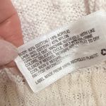 Mossimo Supply Co Mossimo Womens XXL 2X Cream Lace Trim High Low Sweater Knit Top Boho Hippie Photo 3