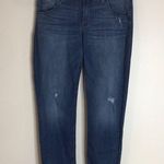 Hudson Jeans Hudson medium wash distressed cropped denim jeans size 27 Photo 0
