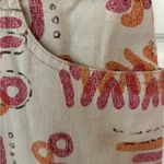 Ruby Rd. Women's White Cropped Pants with geometric print. Size‎ 14 Photo 3