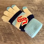 Never Worn Seattle Kraken SGA Winter Classic Knit Gloves 12/29/23 Game Vs Flyers Blue Photo 5