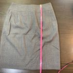 Talbots  Petites Heritage Italian Wool Blend Skirt Gray Size 2‎ Stretch Academia Photo 10