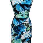 Signature Sabrina floral tiered sheath dress size 10 Photo 0