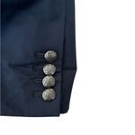 Banana Republic Academy Blazer Navy Pink Pipping Trim Size 2 Photo 3