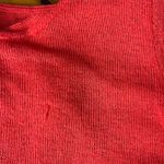 Divided Open Back Red Knit High-Low Sweater Size S Oversized Photo 8