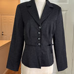 Y2k vintage bow detail clip dot blazer Black Size 10 Photo 0