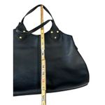 Banana Republic  Women's Black Leather Hobo Satchel Shoulder Tote Bag Photo 4