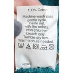 J.Crew  Womens Size Large Raglan Budded Crewneck Sweater Long Sleeve‎ Blue/Green Photo 3