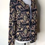 Jerome Black Beaded Open Front Y2K Jacket Photo 2