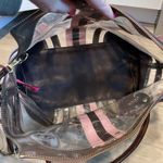 Juicy Couture Vintage Huge Clear Brown Leather Nautical Beach Bag Tote Purse Set Photo 7